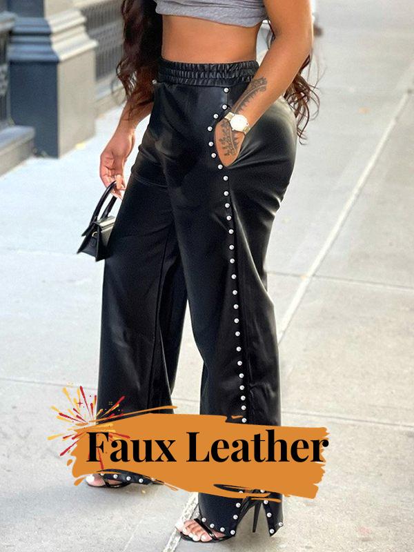 Faux Leather Outfits