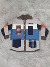 Colorblock Button-Front Cardigan
