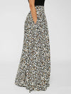 High-Waist Leopard Skirt